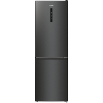 Холодильник Gorenje з нижн. мороз. Камерою , 200х60х60см, 2 дв., 238(98)л, А+, NF+ Зона св-ти, Зовніш.діспл, Чорний (NRK620FABK4)