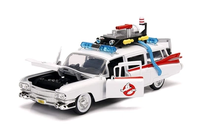 Модель автомобиля Охотники за привидениями Экто -1 Hollywood Rides - Ecto-1 Ghostbusters 1:24 Jada toys