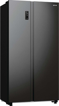 Холодильник Gorenje,SBS 179х67х92см, 2 дв., 353(191)л, А++, NF+, Інв. , Зона св-ти, діспенсер, генератор льоду, Зовніш.діспл, чорний (NRR9185EABXLWD)