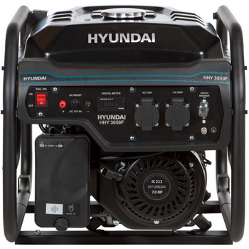 Генератор бензиновий 1-циліндровий Hyundai HHY 3050F 15л 3кВт