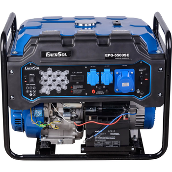 Бензиновий генератор Kit Energy EnerSol EPG-5500SE 230B 50Гц 5,5кВт 1 фаза з електростартером