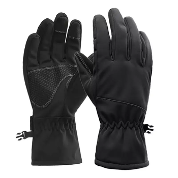 Тактичні рукавички зимові розмір XL Чорний (Kali)