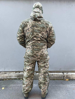 Зимовий тактичний чоловічий костюм термостійкий та водонепроникний Піксель XL (Kali)