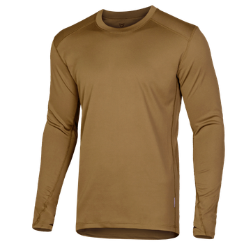 Лонгслив тактический полевой мужская футболка с длинным рукавом для силовых структур Camotec 7103 M Койот (OPT-8561)