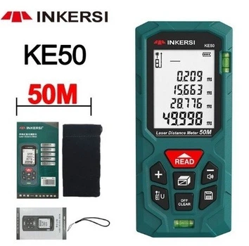 Лазерный дальномер рулетка 50 м INKERSI KE50