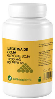 Suplement diety Botanica Pharma Soy Lecithin 1200 mg 90 pereł (8435045200382)
