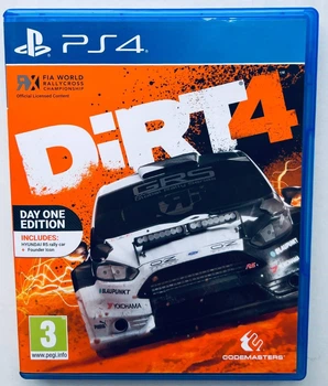 Dirt 4 Day One Edition, Б/У, английская версия - диск для PlayStation 4