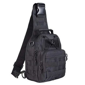 Сумка Tactical 098 Black тактична сумка для перенесення речей 23,5х6х12 см (TS098-Black)