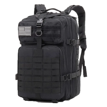 Рюкзак America Cam тактическая сумка для переноски вещей 35л Черный (A-Black)