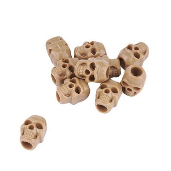 Набор Sturm Mil-Tec стопперов для молнии/темляка CORD STOPPER SKULL (Coyote) 2,3 x 1,2 x 0,9 cm