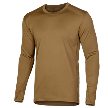 Лонгслів тактичний польовий чоловіча футболка з довгим рукавом для силових структур Camotec 7103 M Койот (OR.M_7103 (M))
