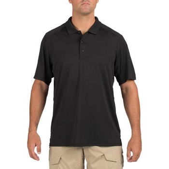 Футболка 5.11 Tactical поло Helios Short Sleeve Polo (Black) M