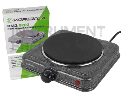 Портативная электрическая плита Vorskla ПМЗ 5702 (одна конфорка, чугунный блин)