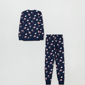 Piżama (longsleeve + spodnie) OVS 1843814 170 cm Blue (8056781808528)