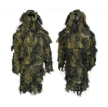 Маскувальний костюм Mil-Tec Anti Fire 4pc Ghillie Suit лісовий камуфляж 11961820 M/L