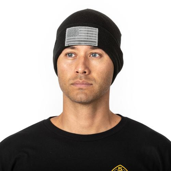 Шапка 5.11 Tactical Cuffed Flag Bearer Beanie (Black)