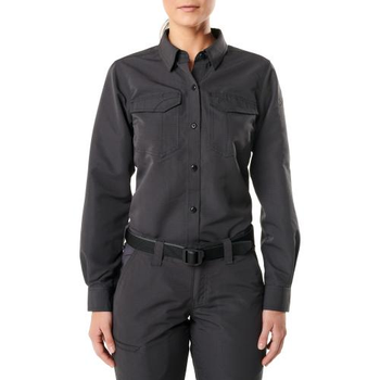 Рубашка 5.11 Tactical женская 5.11 Women' Fast-Tac Long Sleeve Shirt (Charcoal) L