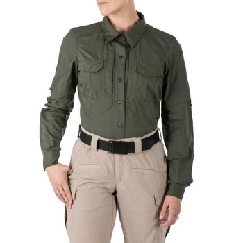 Рубашка 5.11 Tactical женская Women' Stryke Long Sleeve Shirt (Tdu Green) L