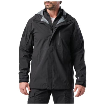 Куртка 5.11 Tactical штормова Force Rain Shell Jacket (Black) XL