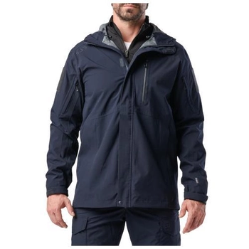 Куртка 5.11 Tactical штормова Force Rain Shell Jacket (Dark Navy) S