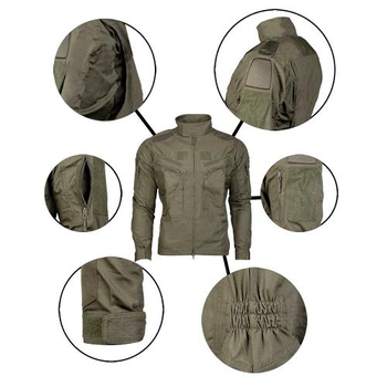Куртка-кітель Sturm Mil-Tec CHIMERA Combat Jacket (Olive) XL