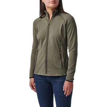 Куртка 5.11 Tactical жіноча флісова Women' Stratos Full Zip (Ranger Green) L
