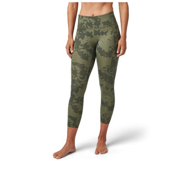 Штани 5.11 Tactical (капрі) жіночі PT-R Kaia Capri (Ranger Green Camo) M