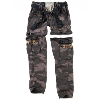 Брюки Surplus Raw Vintage мілітарі жіночі SURPLUS LADIES TREKKING PREMIUM (Black Camo) 40