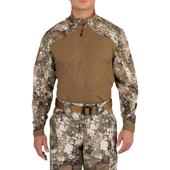 Сорочка 5.11 Tactical під бронежилет GEO7 Rapid Half Zip Shirt (Terrain) XL