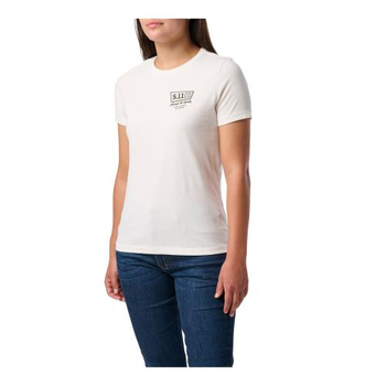 Жіноча футболка з малюнком 5.11 Tactical Women's Hello Darkness 5.11 Tactical Ivory XL (Слонова кістка) Тактична