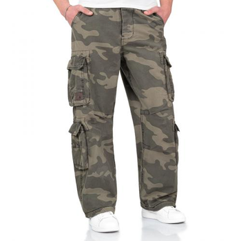 Штани Surplus Raw Vintage SURPLUS AIRBORNE VINTAGE TROUSERS (Black Camo) L