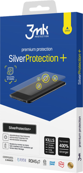 Захисна плівка 3MK Silver Protect+ для Poco M4 5G антибактеріальна (5903108516099)