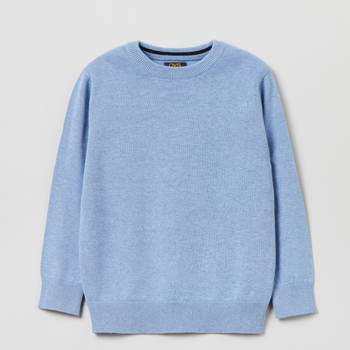 Sweter chłopięcy elegancki OVS 1828945 134 cm Błękitny (8056781690376)