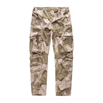 Штани SURPLUS AIRBORNE TROUSERS SLIMMY Surplus Raw Vintage 3 Color Desert, L (3 кольори пустелі) Тактичні