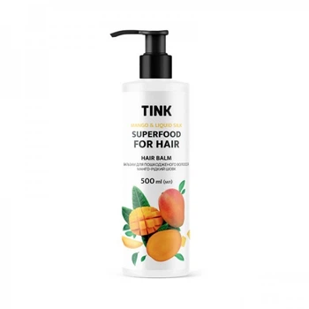 Бальзам Tink Hair Balm Манго та Рідкий шовк зволожуючий для пошкодженого волосся 500 мл (4823109406513)
