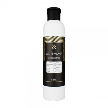 Жидкость для снятия гель-лака без ацетона F.O.X Gel Remover Acetone-Free 250 мл (2100994250400)