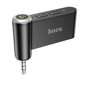 Ресивер Bluetooth magic music car aux bt receiver HOCO E58 Black (6931474748768)