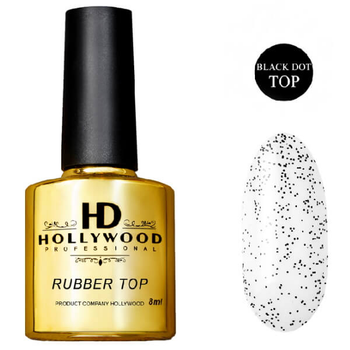 Топ HD Hollywood каучуковый TOP Rubber Black Dot черная крошка 8 мл
