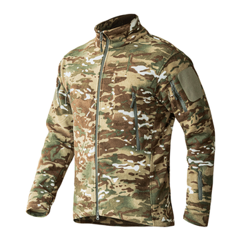 Кофта тактична S.archon HSD06 Camouflage CP 2XL чоловіча тепла флісова