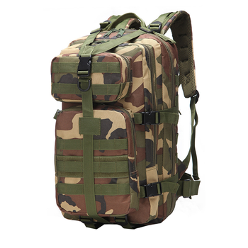 Рюкзак тактичний AOKALI Outdoor A10 35L військовий Camouflage Green