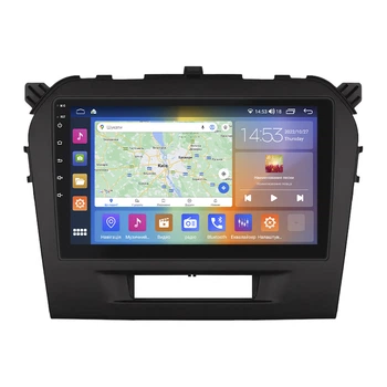 Штатная магнитола Lesko для Suzuki Vitara II 2014-2019 IPS 9" 4/64Gb CarPlay 4G Wi-Fi GPS Prime Сузуки Витара