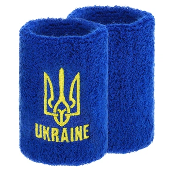Напульсник спортивный махровый UKRAINE BC-9282 1шт Цвет: Синий