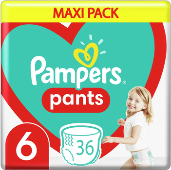 Підгузки-трусики Pampers Pants Розмір 6 (15+ кг) 36 шт (8006540069028)