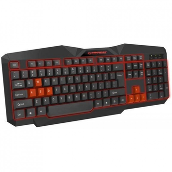 Клавіатура Esperanza EGK201 Red USB LED (EGK201RUA) (152682)