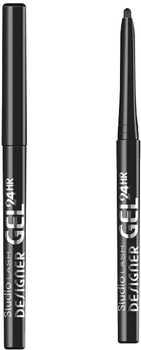 Eyeliner Miss Sporty Studio Lash Designer Gel Long Lasting Gel Eye Liner 001 Black 1,6 ml (3614222586340)