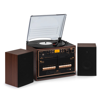 Стерео система Музыкальный центр Auna Wood 388-BT (10038372)