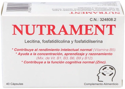 Дієтична добавка Pharma OTC Nutrament 40 капсул (8436017721584)
