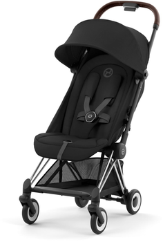 Прогулочная коляска Cybex Platinum Coya Sepia Black рама Chrome, 4063846387502