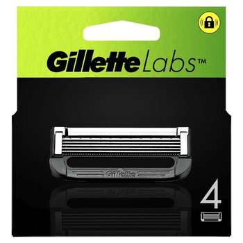 Сменные кассеты для бритья Gillette Labs 4шт (8001090836878)