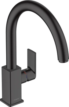 Смеситель кухонный HANSGROHE Vernis Shape M35 матовый черный 71871670